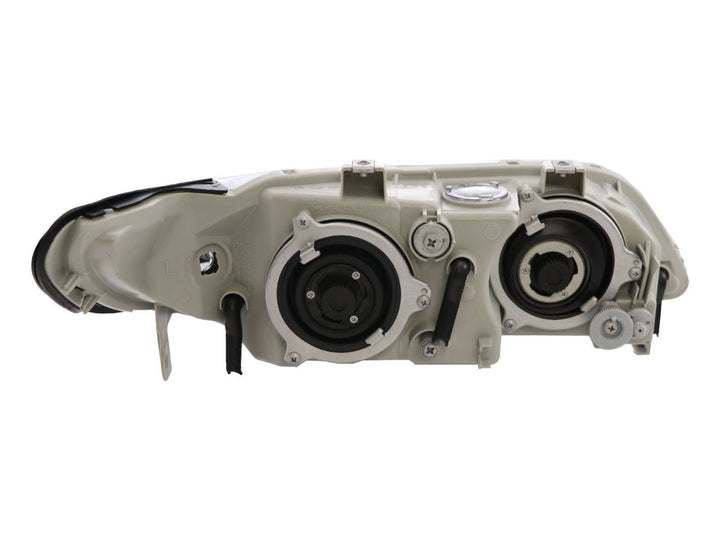 1997 - 1992 Acura CL JDM Black Housing Headlight W/ Clear Corner Light