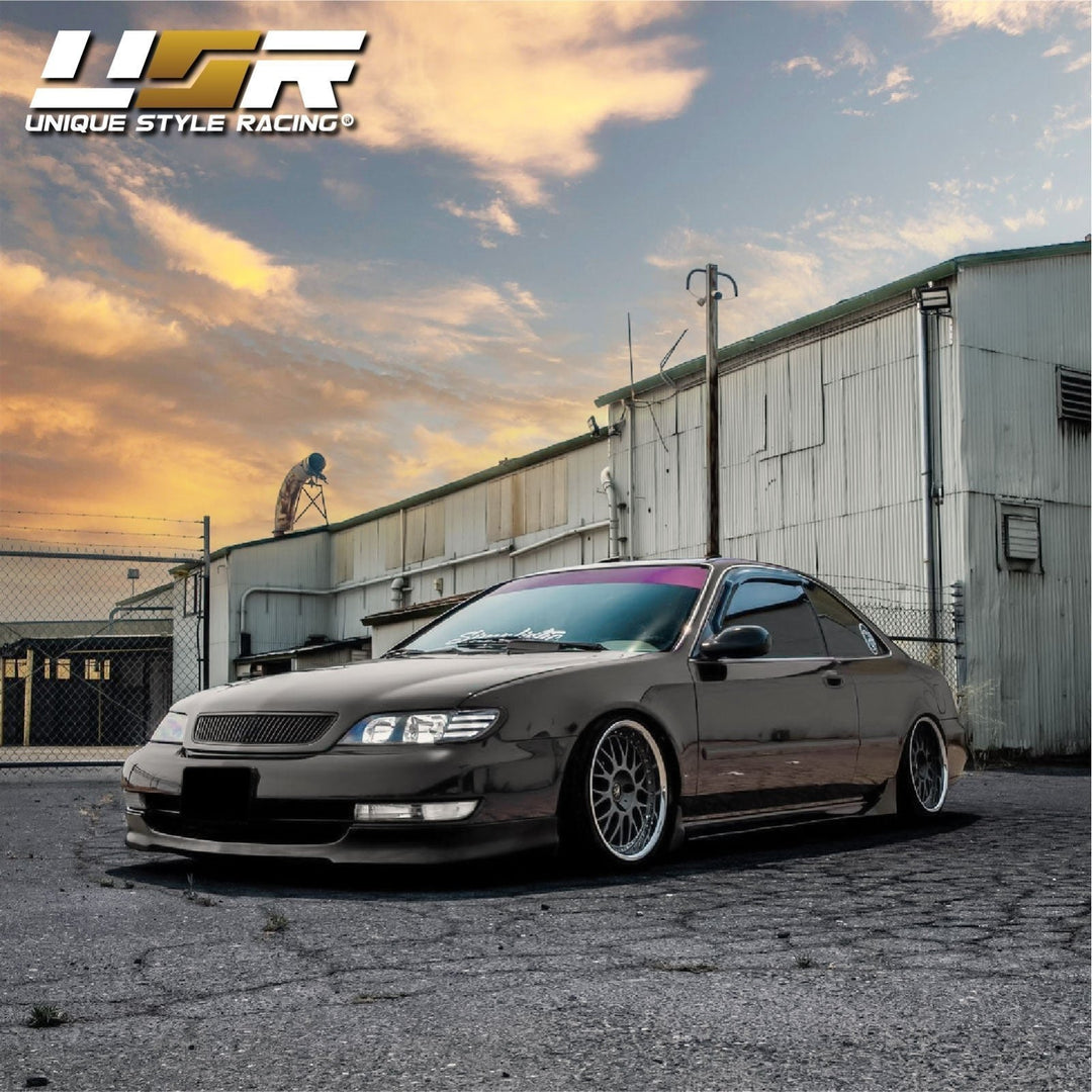 1997 - 1992 Acura CL JDM Black Housing Headlight W/ Clear Corner Light