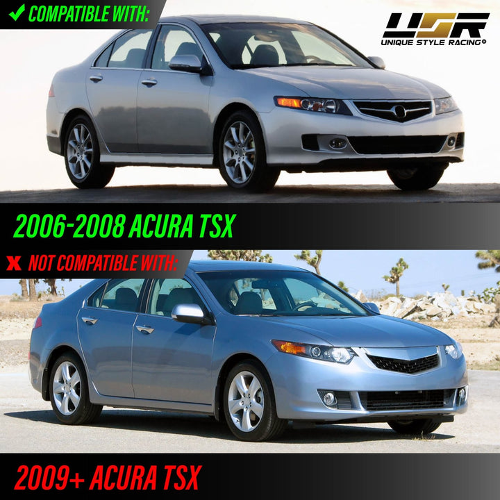 2004 04 2005 05 Acura TSX JDM CL7 Blue Corner D2S xenon Projector Headlights