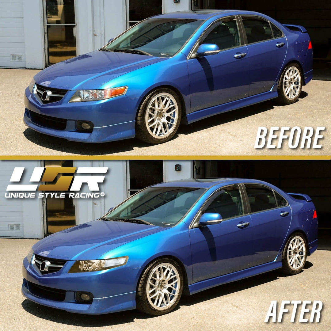 2004 04 2005 05 Acura TSX JDM CL7 Blue Corner D2S xenon Projector Headlights