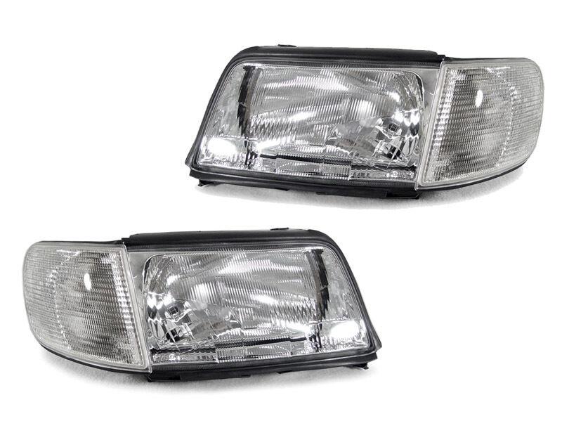 1992 - 1994 Audi 100 C4 Clear Headlight + Corner Lights