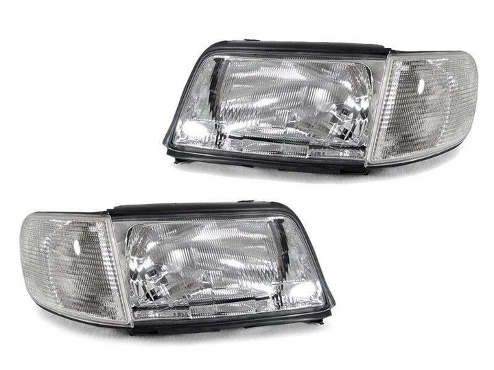 1992 - 1994 Audi 100 C4 Clear Headlight + Corner Lights