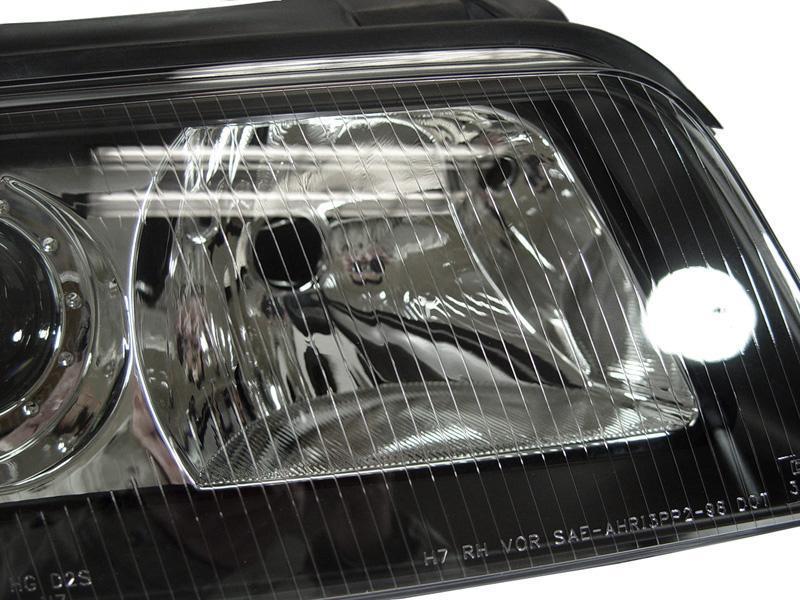 1992 - 2001 Audi A4 B5.5 / 2000 - 2002 S4 Euro ECODE Projector Headlight With Clear Corner Lens