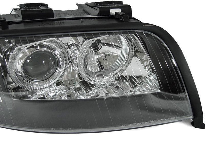 1998 - 2001 Audi A6 C5 NonV8 Models Halogen Model Angel Eye Halo Projector Headlight