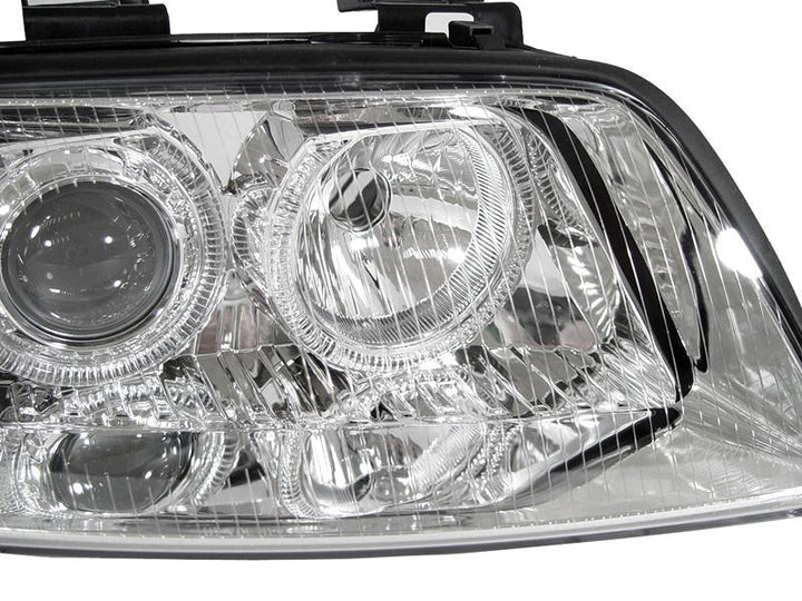 1998 - 2001 Audi A6 C5 NonV8 Models Halogen Model Angel Eye Halo Projector Headlight