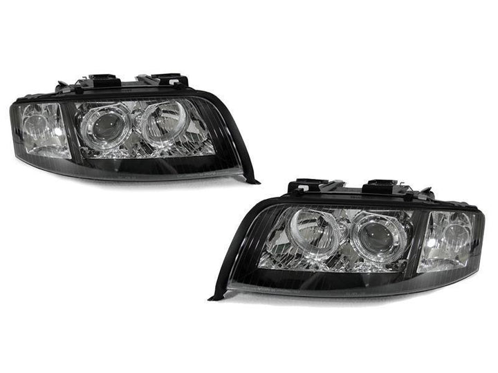 1998 - 2001 Audi A6 C5 NonV8 Models Halogen Model Angel Eye Halo Projector Headlight