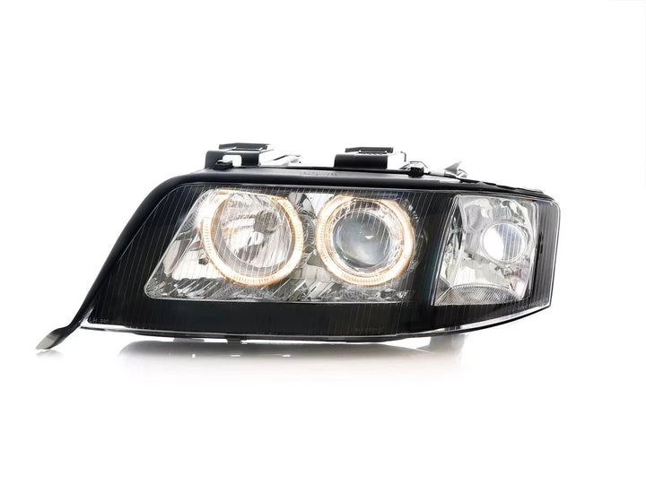 1998 - 2001 Audi A6 C5 NonV8 Models Xenon D2S Model Angel Eye Halo Projector Headlight