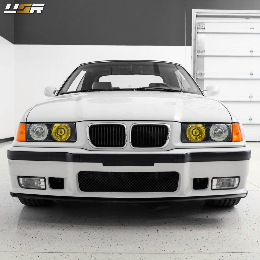 1992 - 1999 BMW E36 3 Series Yellow High Clear Low Glass Lens Hella Euro Ellipsoid Projector Headlight

#optional-items_headlight-with-wires