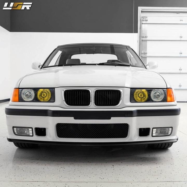 1992 - 1999 BMW E36 3 Series Yellow High Clear Low Glass Lens Hella Euro Ellipsoid Projector Headlight

#optional-items_headlight-with-wires