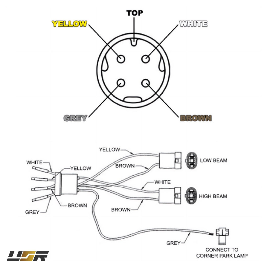 1992 - 1999 BMW E36 3 Series Yellow High Clear Low Glass Lens Hella Euro Ellipsoid Projector Headlight

#optional-items_headlight-with-wires