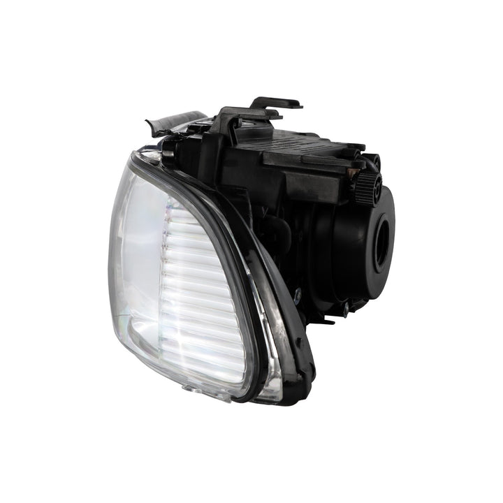 1997 - 2000 BMW E39 5 Series Halogen Angel Eye Halo Projector Chrome Housing Headlight For Factory Xenon Models