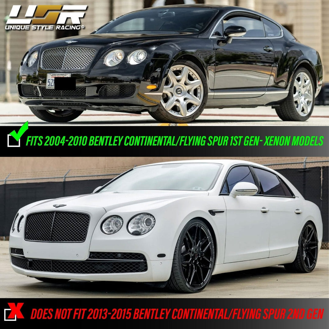 2004 - 2010 Bentley Continental / Flying Spur OEM Facelift Style LED BiXenon Projector Headlight

#housing-color_black-housing