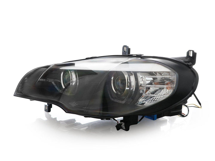 2007 - 2010 BMW X5 E70 Quad Projector LED DRL D1S Xenon Angel Eye Headlight with AFS