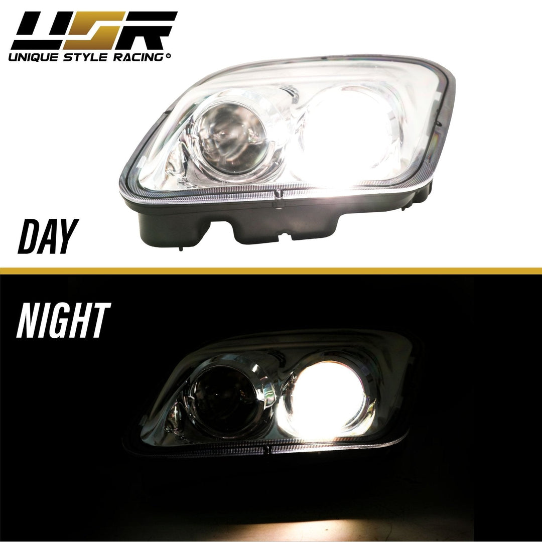 1997 - 2004 Chevrolet Corvette C5 Black OR Chrome Housing Projector Headlights