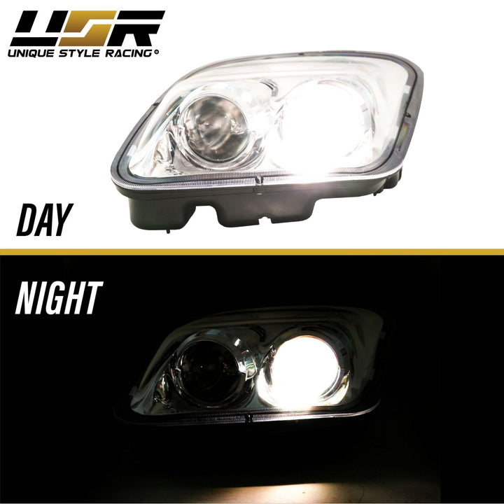 1997 - 2004 Chevrolet Corvette C5 Black OR Chrome Housing Projector Headlights