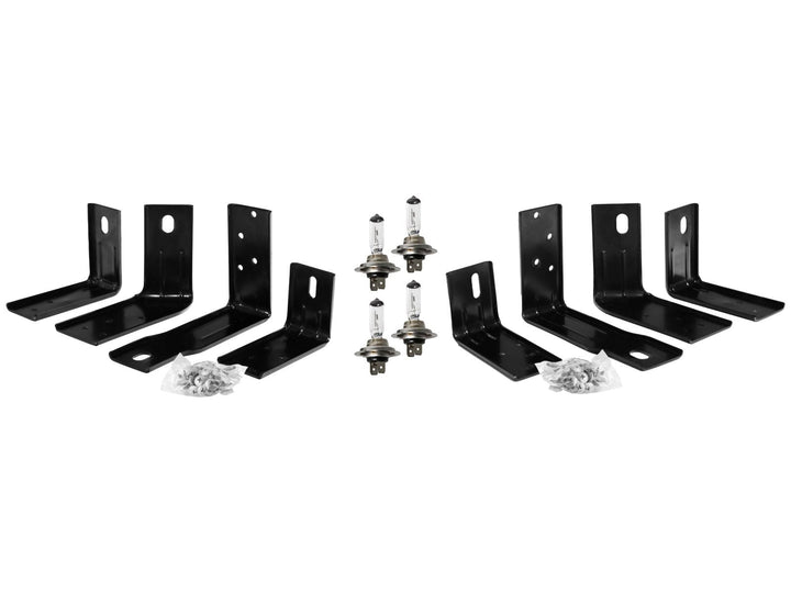 1997 - 2004 Chevrolet Corvette C5 Black OR Chrome Housing Projector Headlights