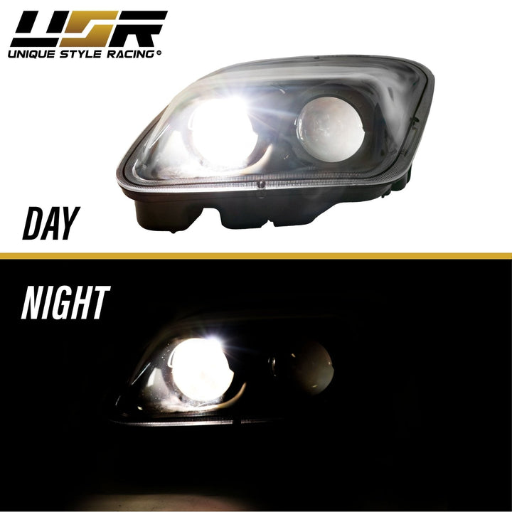 1997 - 2004 Chevrolet Corvette C5 Black OR Chrome Housing Projector Headlights