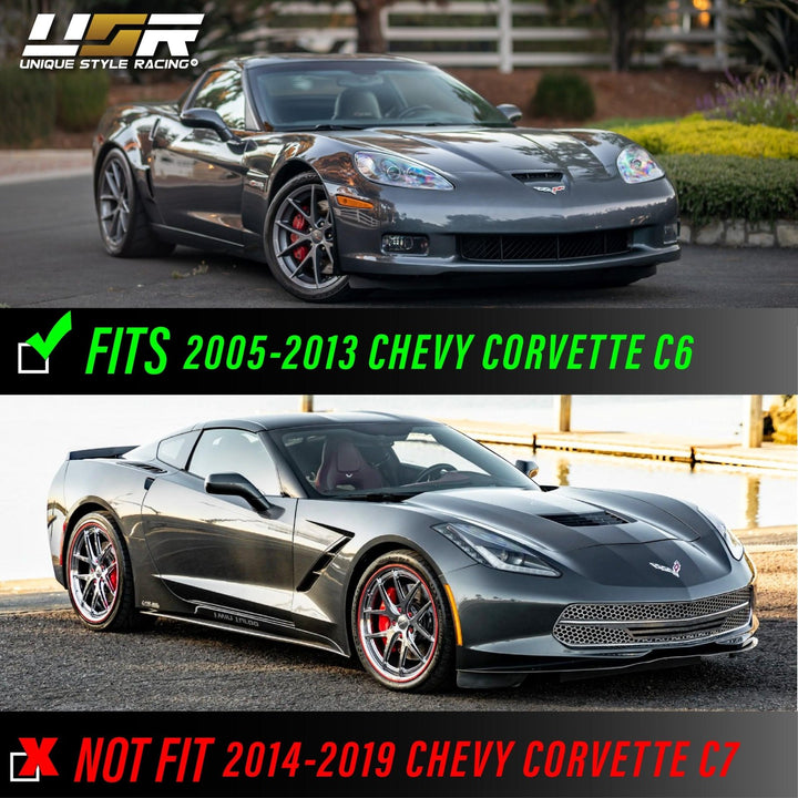 2005 - 2013 C6 Corvette Sequential Switchback C7 Style LED Black Housing or Chrome Housing Headlight