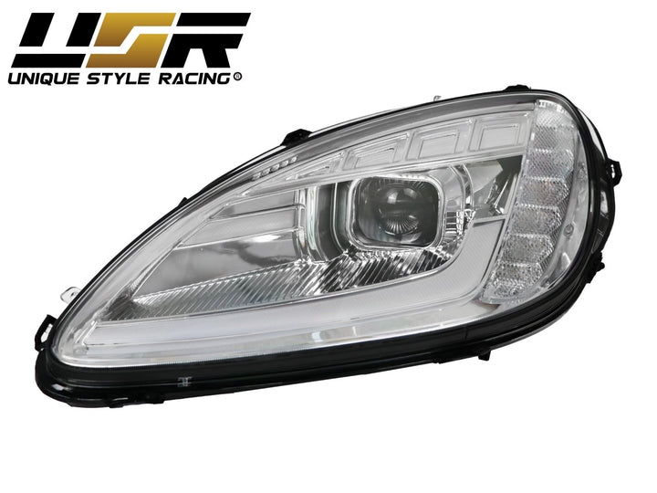 2005 - 2013 C6 Corvette Sequential Switchback C7 Style LED Black Housing or Chrome Housing Headlight