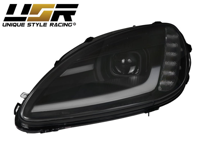 2005 - 2013 C6 Corvette Sequential Switchback C7 Style LED Black Housing or Chrome Housing Headlight