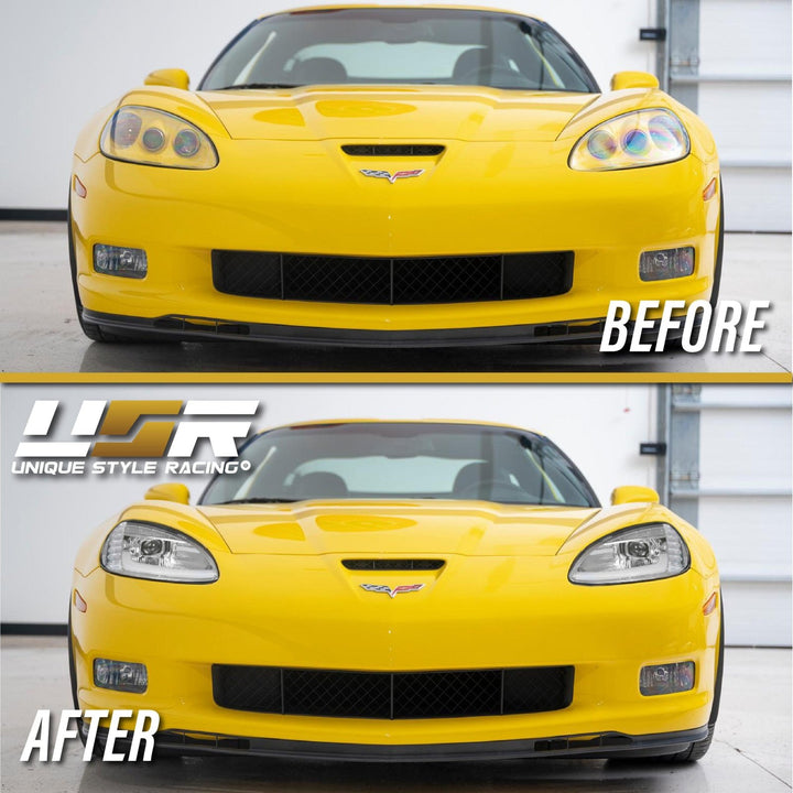 2005 - 2013 C6 Corvette Sequential Switchback C7 Style LED Black Housing or Chrome Housing Headlight
