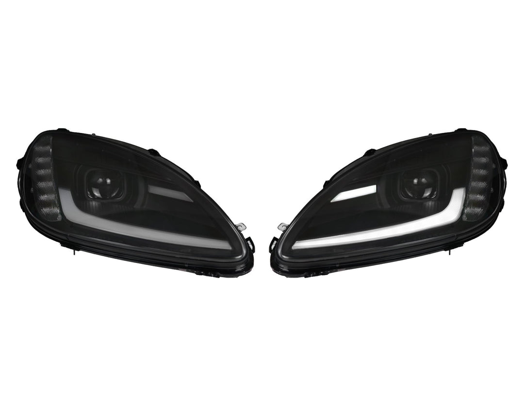 2005 - 2013 C6 Corvette Sequential Switchback C7 Style LED Black Housing or Chrome Housing Headlight
