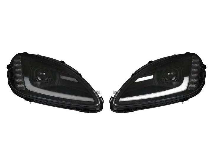 2005 - 2013 C6 Corvette Sequential Switchback C7 Style LED Black Housing or Chrome Housing Headlight