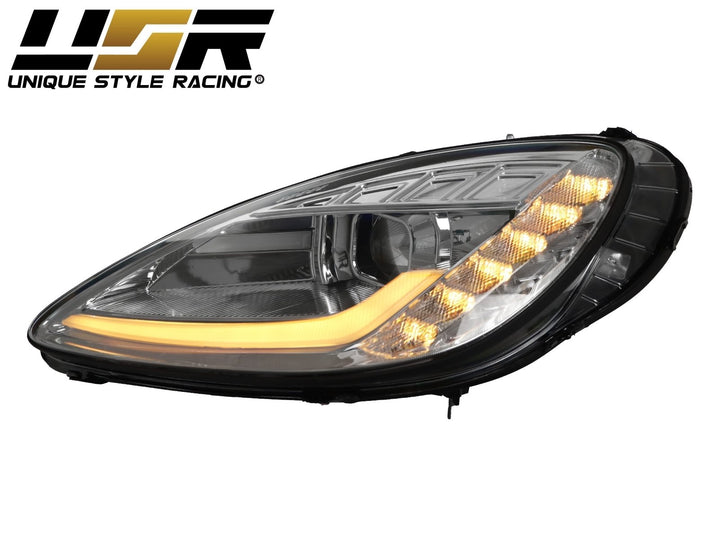 2005 - 2013 C6 Corvette Sequential Switchback C7 Style LED Black Housing or Chrome Housing Headlight