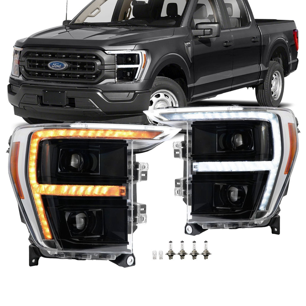 BRUNT フラットピット FP503 ブラック BLACK hl-fd-f150-21-4pro-drl-seq-led