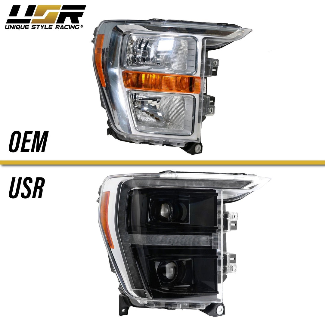 For 2021-2023 Ford F150 W /Winch Plate & LED Lights Bumper Black Steel For 2021-2023 Ford F150 W /Winch Plate & LED Lights Bumper Black Steel