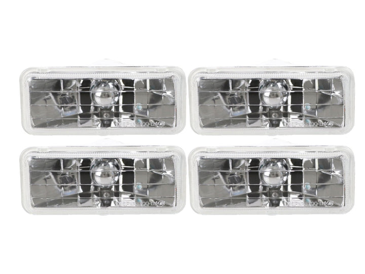1993 - 1997 Chevy Chevrolet Camaro Euro Crystal Clear Headlight with Wiring + Halogen Bulbs
