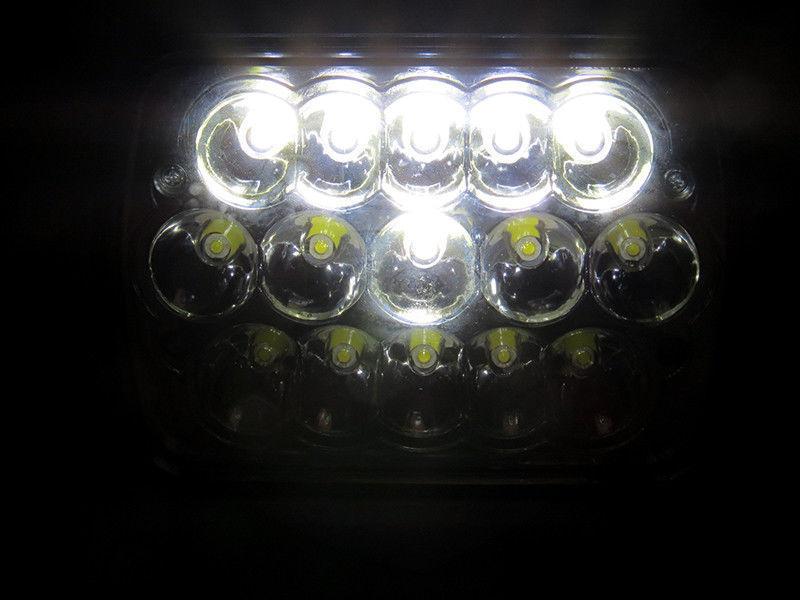 Full LED High and Low Beam 7x6 H6054 Pair Sealed Beam Conversion Headlight