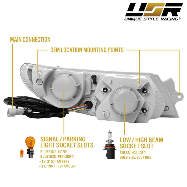 2002 - 2019 International Truck OE Style Replacement Headlights