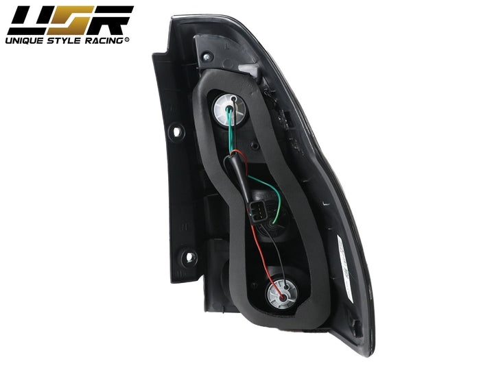 2003 - 2009 Lexus GX470 Gloss Black Housing Clear Lens Headlight + Matte Black Housing Light Smoke Lens LED Tail Lights