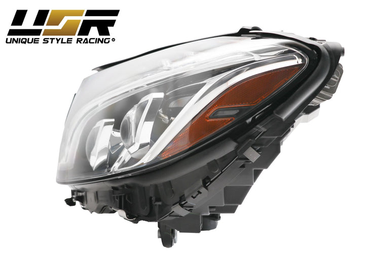 2015 - 2018 Mercedes Benz W205 C Class 4D Sedan OEM AMG C63 Style Full LED Headlight For Stock Halogen Models