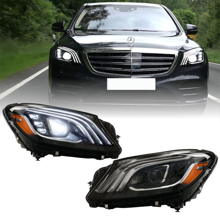 2014 - 2017 Mercedes Benz W222 S Class Facelift Style Full LED Headlight