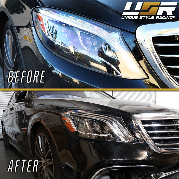 2014 - 2017 Mercedes Benz W222 S Class Facelift Style Full LED Headlight + Facelift Full LED Tail Lights COMBO