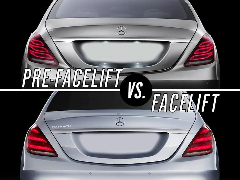 2014 - 2017 Mercedes Benz W222 S Class Facelift Style Full LED Headlight + Facelift Full LED Tail Lights COMBO