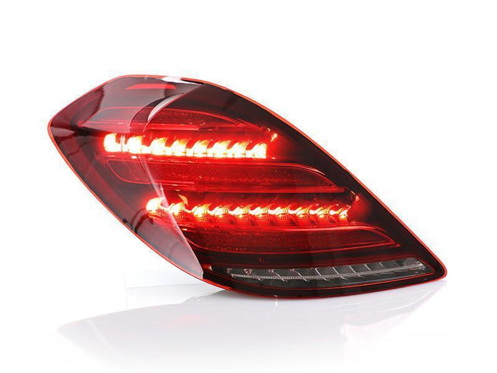 2014 - 2017 Mercedes Benz W222 S Class Facelift Style Full LED Headlight + Facelift Full LED Tail Lights COMBO