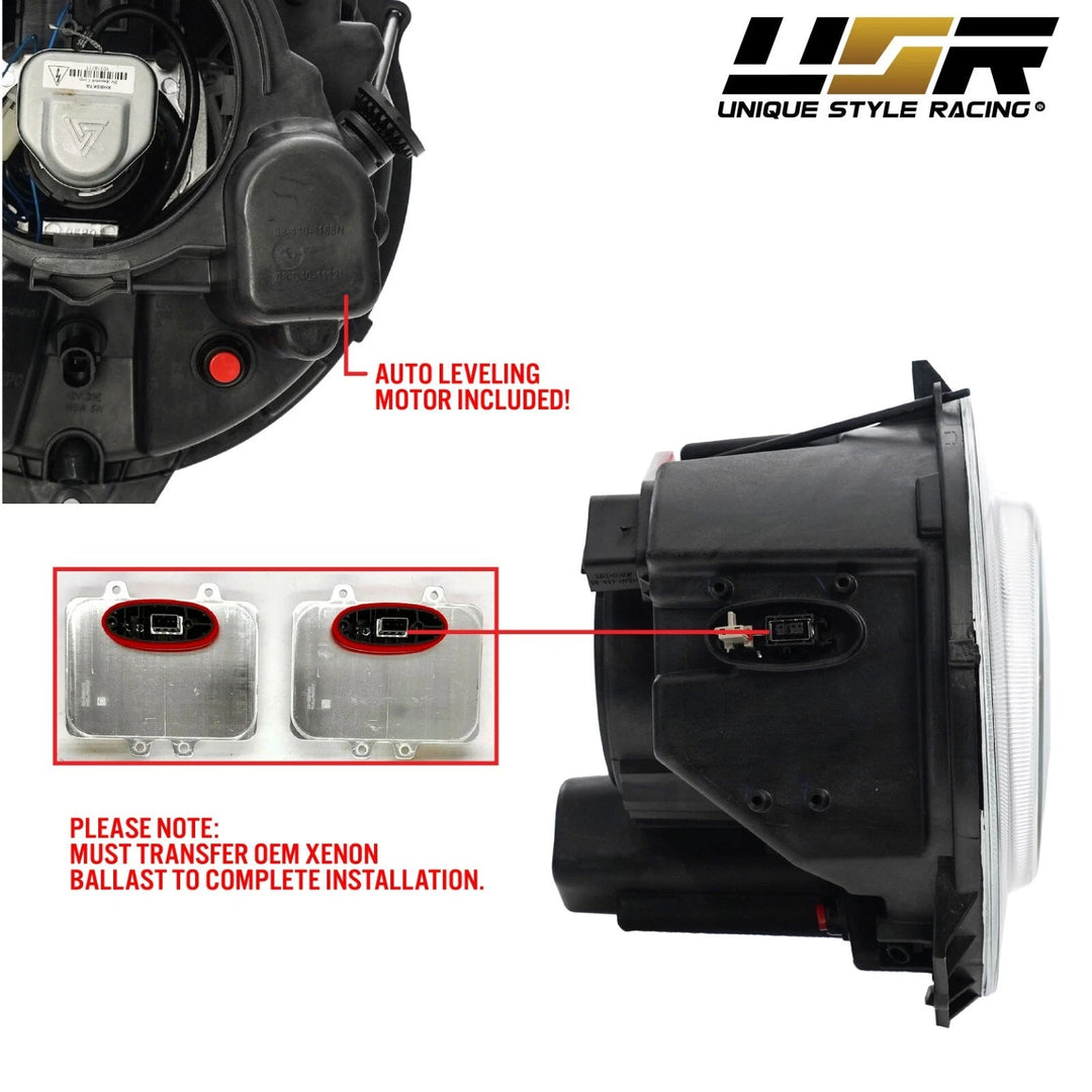 2007 - 2018 Mercedes W463 G Class Wagon W464 Style Halo LED Ring Xenon Headlights