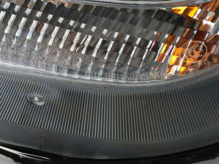 2011 - 2016 Mini Cooper Countryman R60 / Paceman R61 White LED DRL Half Ring Style Projector Black Headlights