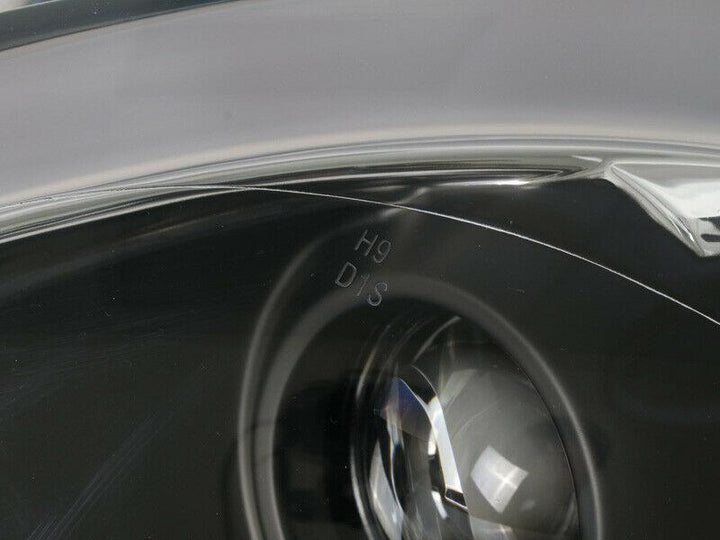 2011 - 2016 Mini Cooper Countryman R60 / Paceman R61 White LED DRL Half Ring Style Projector Black Headlights