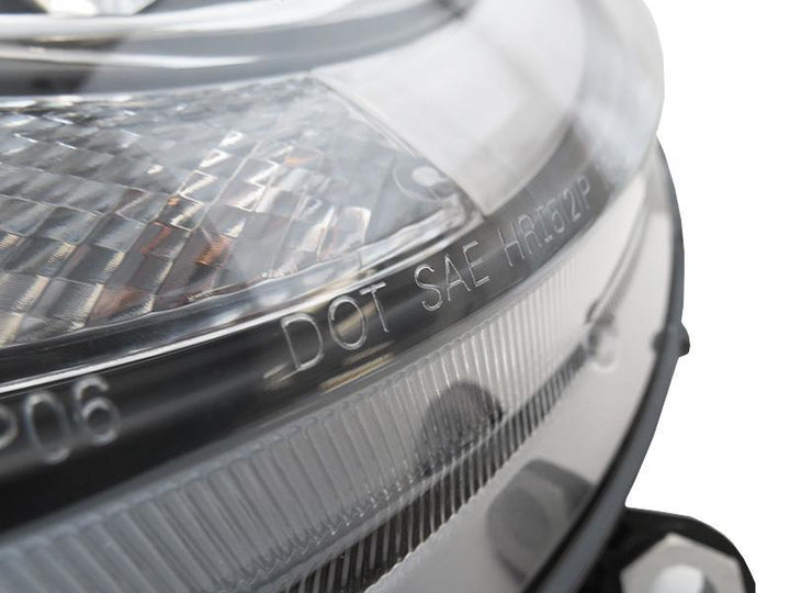 2007 - 2013 Mini Cooper R56 R55 R57 White LED DRL F56 Style Light Bar Headlight JCW S