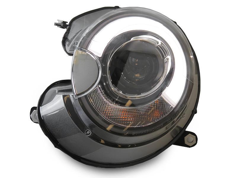 2007 - 2013 Mini Cooper R56 R55 R57 White LED DRL F56 Style Light Bar Headlight JCW S
