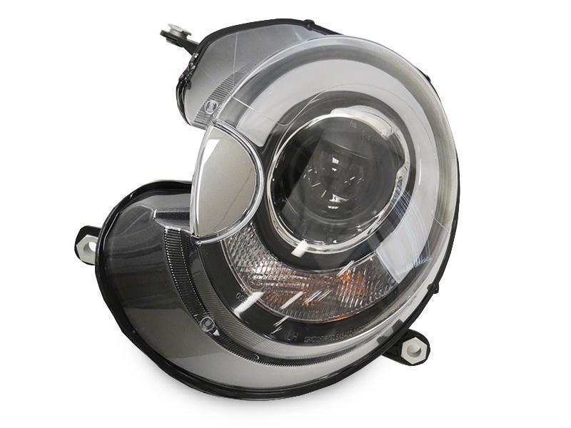 2007 - 2013 Mini Cooper R56 R55 R57 White LED DRL F56 Style Light Bar Headlight JCW S