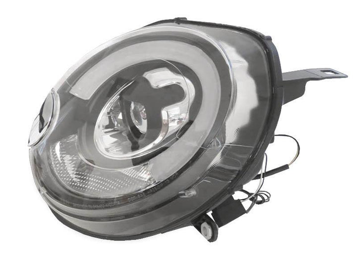 2007 - 2013 Mini Cooper R56 R55 R57 White LED DRL F56 Style Light Bar Headlight JCW S