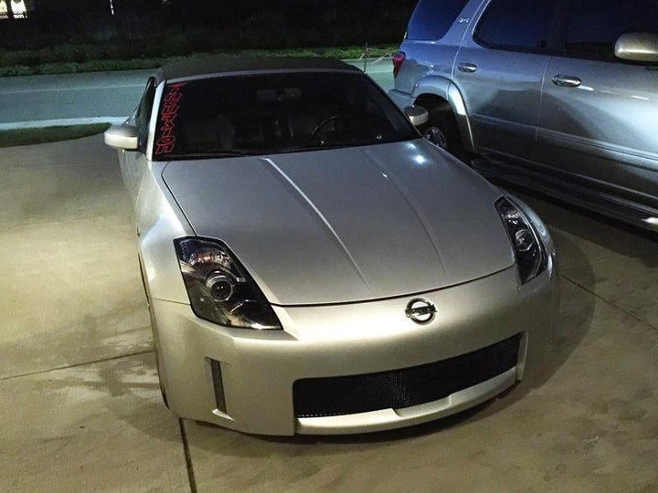 2003 - 2009 Nissan 350Z Z33 Facelift Style JDM Black D2S BiXenon LED Projector Headlight