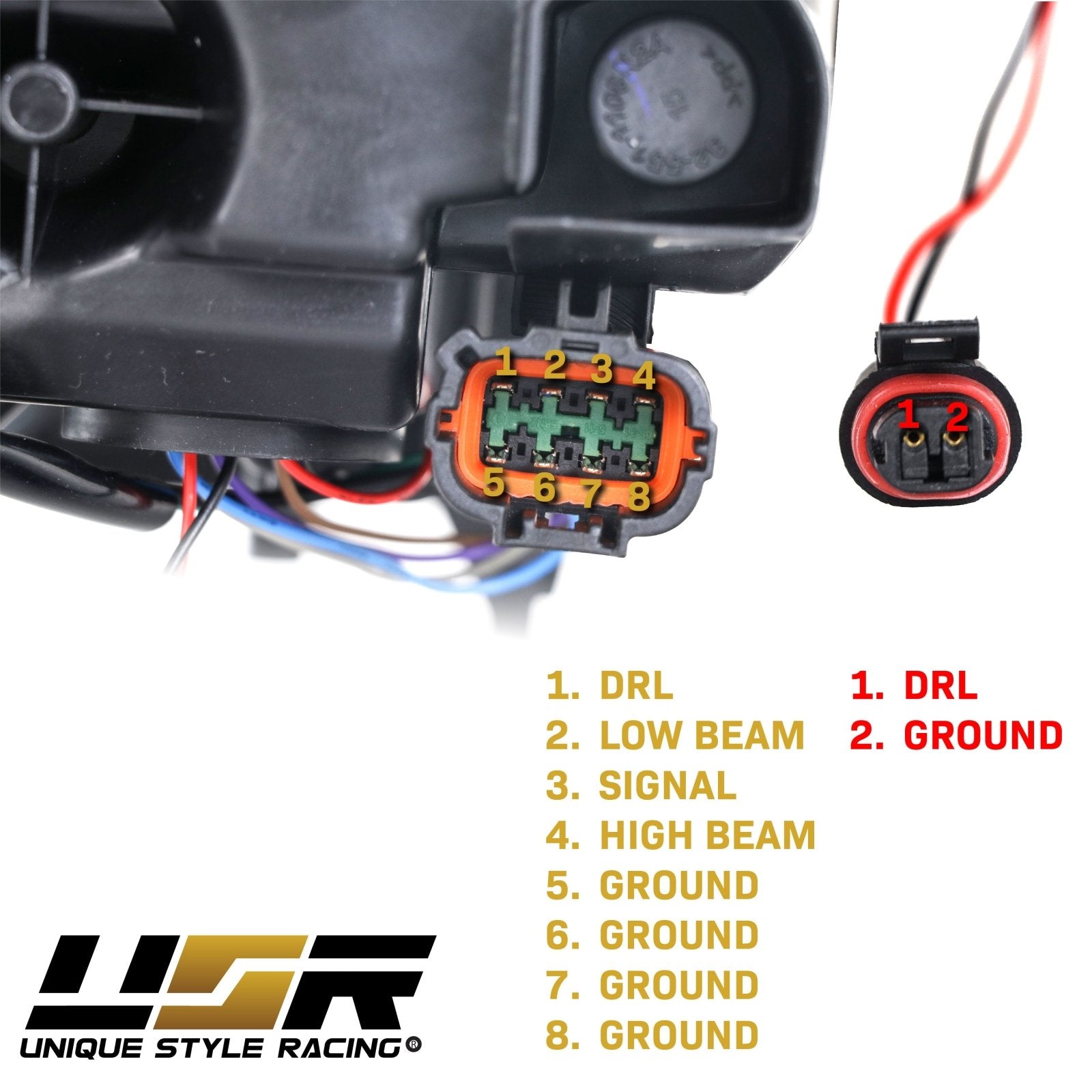 Sls Brake Light Racing Module Gtr R35 2009-2019 Nissan GTR / GTR R35 OEM Facelift Style DRL Lightning Bar Fu ...