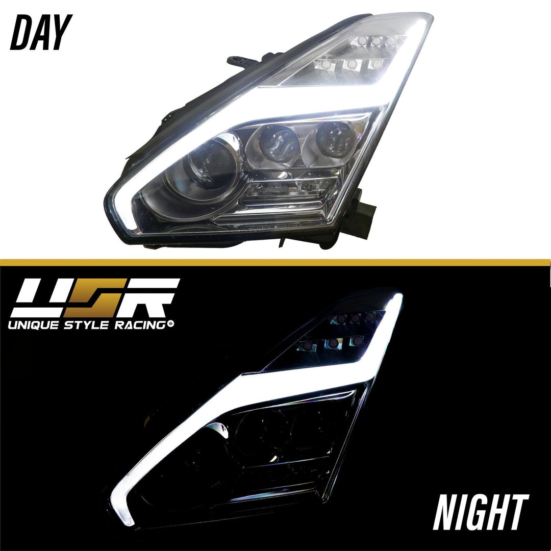 Sls Brake Light Racing Module Gtr R35 2009-2019 Nissan GTR / GTR R35 OEM Facelift Style DRL Lightning Bar Fu ...