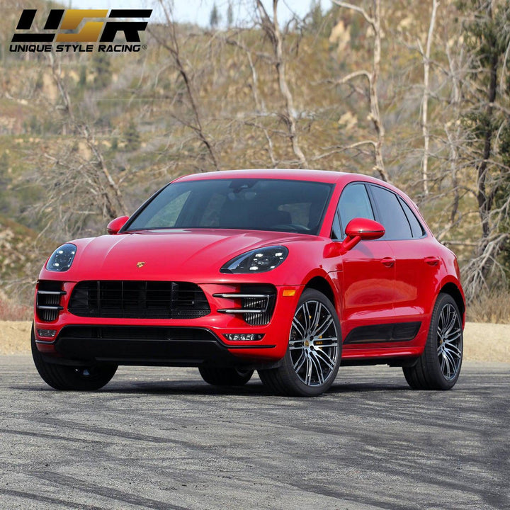 2014 - 2018 Porsche Macan W/ Stock Xenon HID Model FULL LED GTS Black Headlights